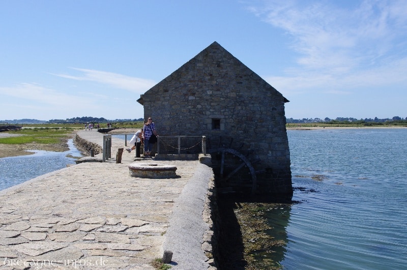 Gezeitenmühle auf der Île d'Arz