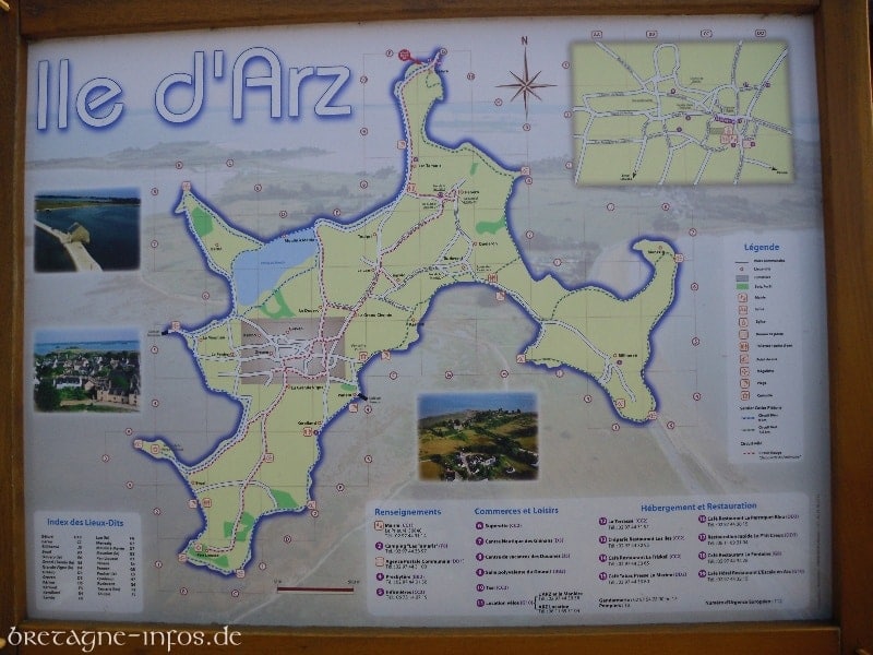 Karte Ile d'Arz