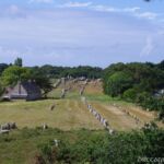 Steinreihen in Carnac von einem Aussichtsturm