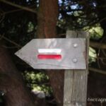 Hinweisschild des K&uuml;stenwanderwegs