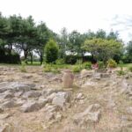 Im Garten des Ch&acirc;teau de Kergrist