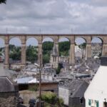 Blick auf Morlaix vom Square de Chateau