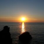 Sonnenuntergang an der C&ocirc;te Sauvage von Quiberon